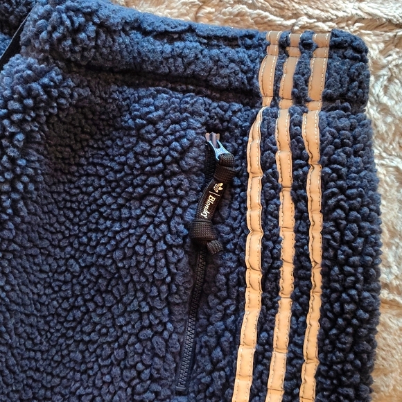 🎽 Adidas X Blondey McCoy Sherpa Reflective Shorts. Size Small. - Picture 7 of 16